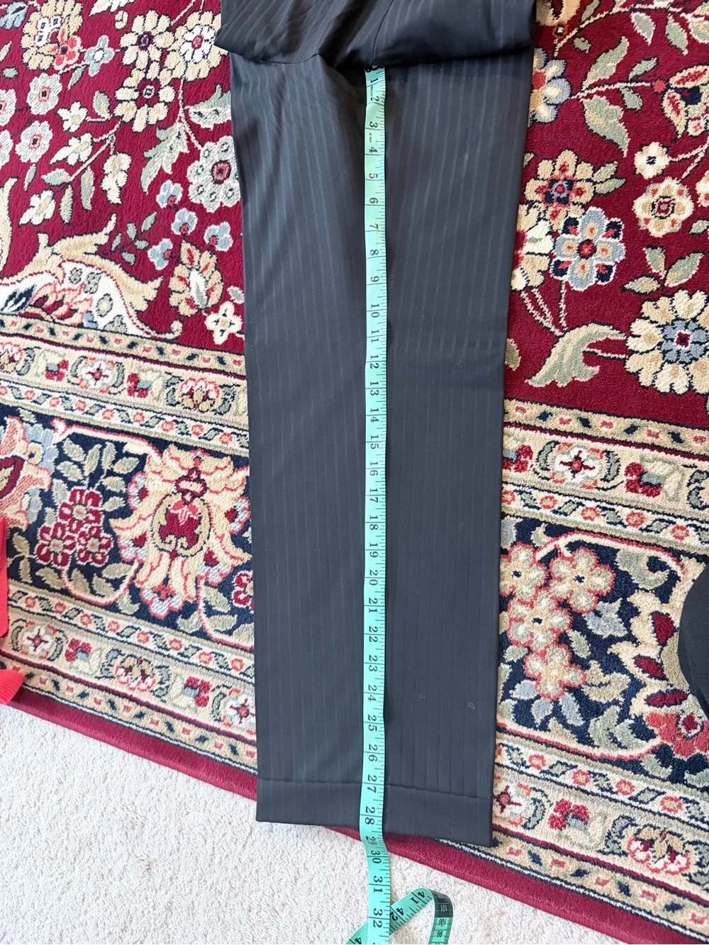 Classic Men's Black Pinstripe Suit